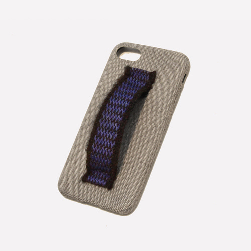 Zigzag Holding Belt Phonecase - Gray 