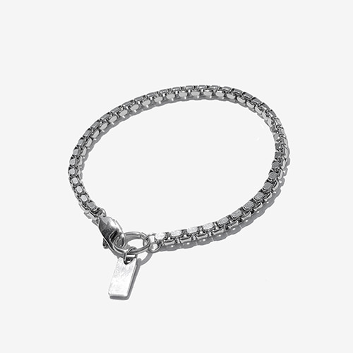 [RUSHOFF] Surgical Steel Armor Chain Bracelet / 아머 체인 팔찌