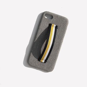 Stripe Holding Belt Phonecase - Gray