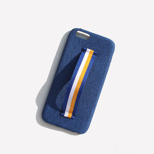Stripe Holding Belt Phonecase - Blue