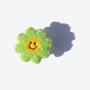 [RUSHOFF]Smile Flower Smart Tok - Yellow Green / 스마일 플라워 스마트톡 - 엘로우그린