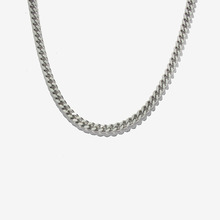 [Unisex] Addictive Silver Chain Necklace/ 에딕티브 실버체인 목걸이