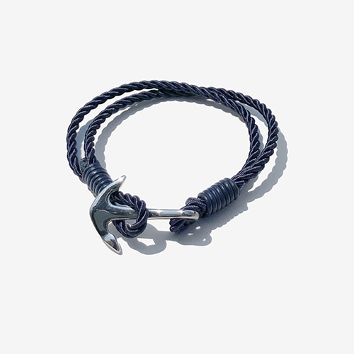 [RUSHOFF] Vortex Knot Anchor Bracelet / 소용돌이 매듭 닻 팔찌