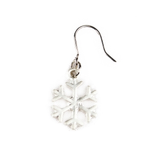 SNOW CRISTAL POINT EARRING