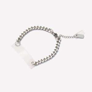 Square PVC Chain Bracelet/ 스퀘어 PVC 체인 팔찌